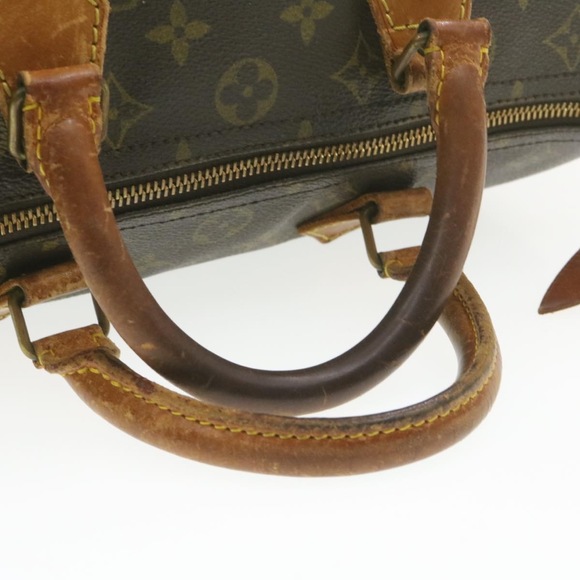 LOUIS VUITTON Monogram Speedy 30 Hand Bag M41526 LV Auth am489g - Picture 7 of 16